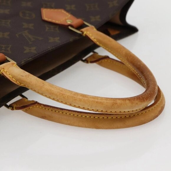 LOUIS VUITTON Monogram Sac Plat Hand Bag M51140 LV Auth 142750 - Picture 8 of 16